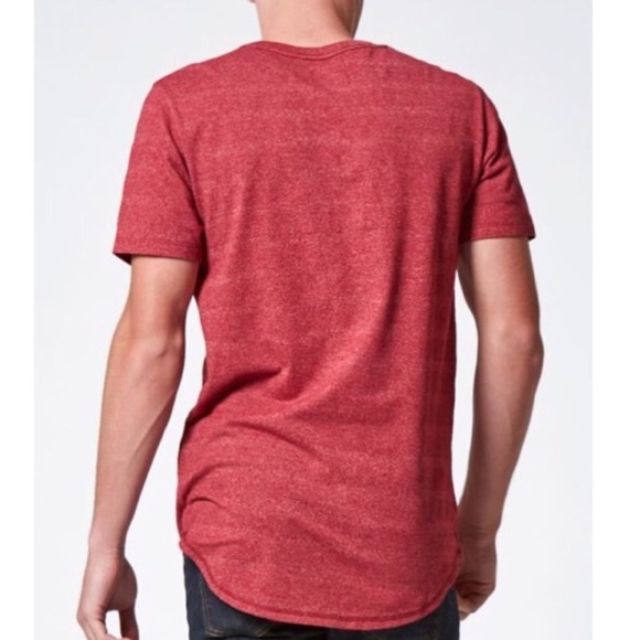 Extended longer length textured scallop tee PacSun - Picture 6 of 8